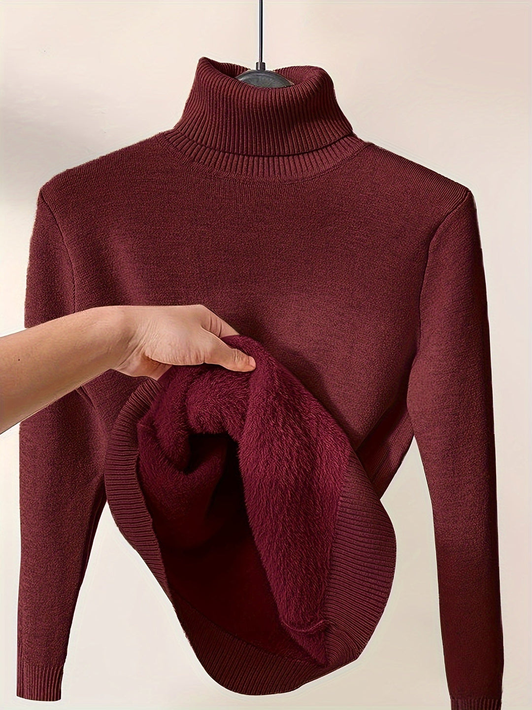 Drune | Foret Rollkragenpullover Warm und Weich Perfekt Für Den Winter