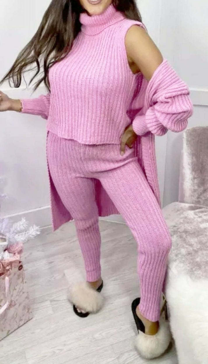 Drune | 3-teiliges Strick-Loungewear