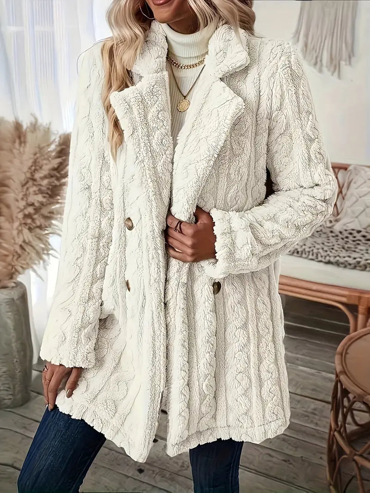 Drune | Weicher Thermal-Mantel für Damen mit Langen Ärmeln Chic