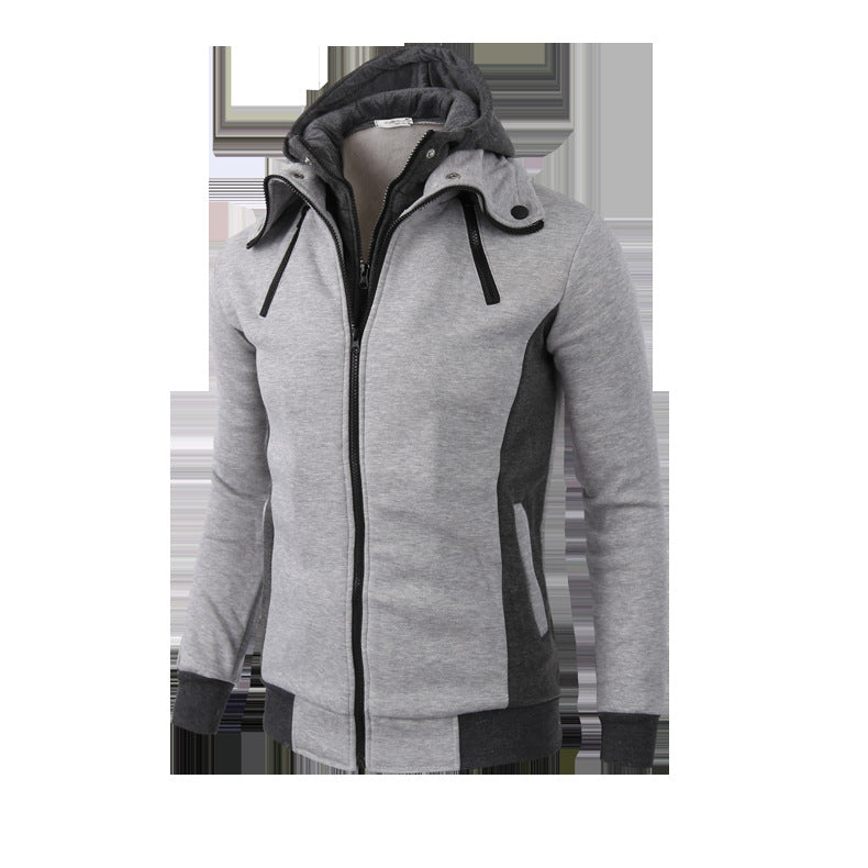 Herren Sportjacke mit abnehmbarer Kapuze und praktischen Taschen Drune