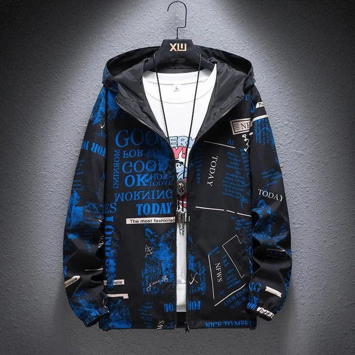 Drune | Umkehrbare Herrenjacke mit Camouflage-Druck