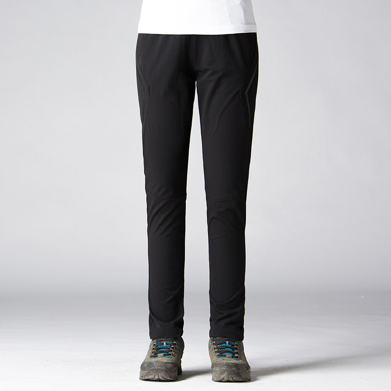 Damen Slim-Fit Stretch-Trekkinghose mit vorgeformten Knien und elastischem Komfortbund Drune