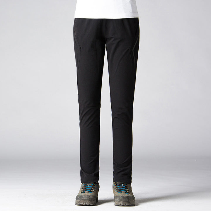 Damen Slim-Fit Stretch-Trekkinghose mit vorgeformten Knien und elastischem Komfortbund Drune