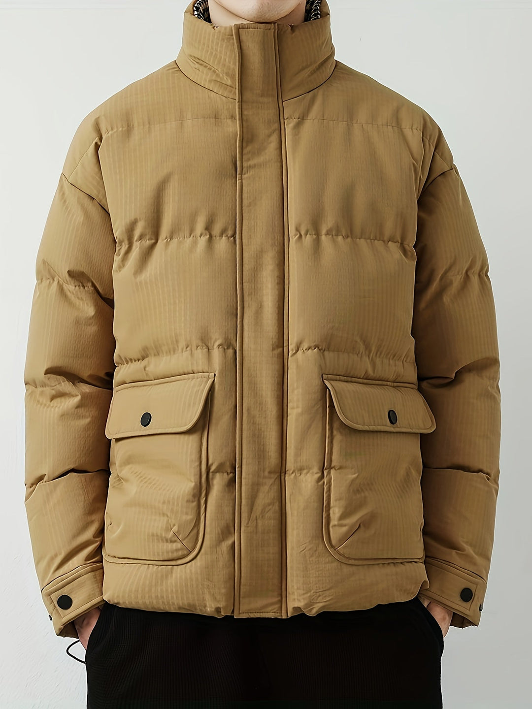 Drune | der lässige Daunenmantel mit Bandkragen und Steppung für Herren - Ideal für Herbst/Winter