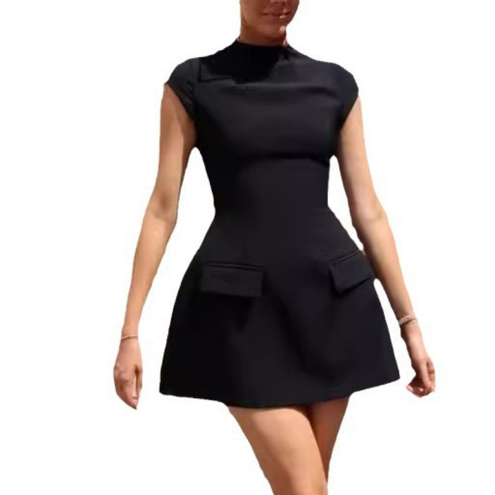Drune | Taillenkleid im Taschendesign