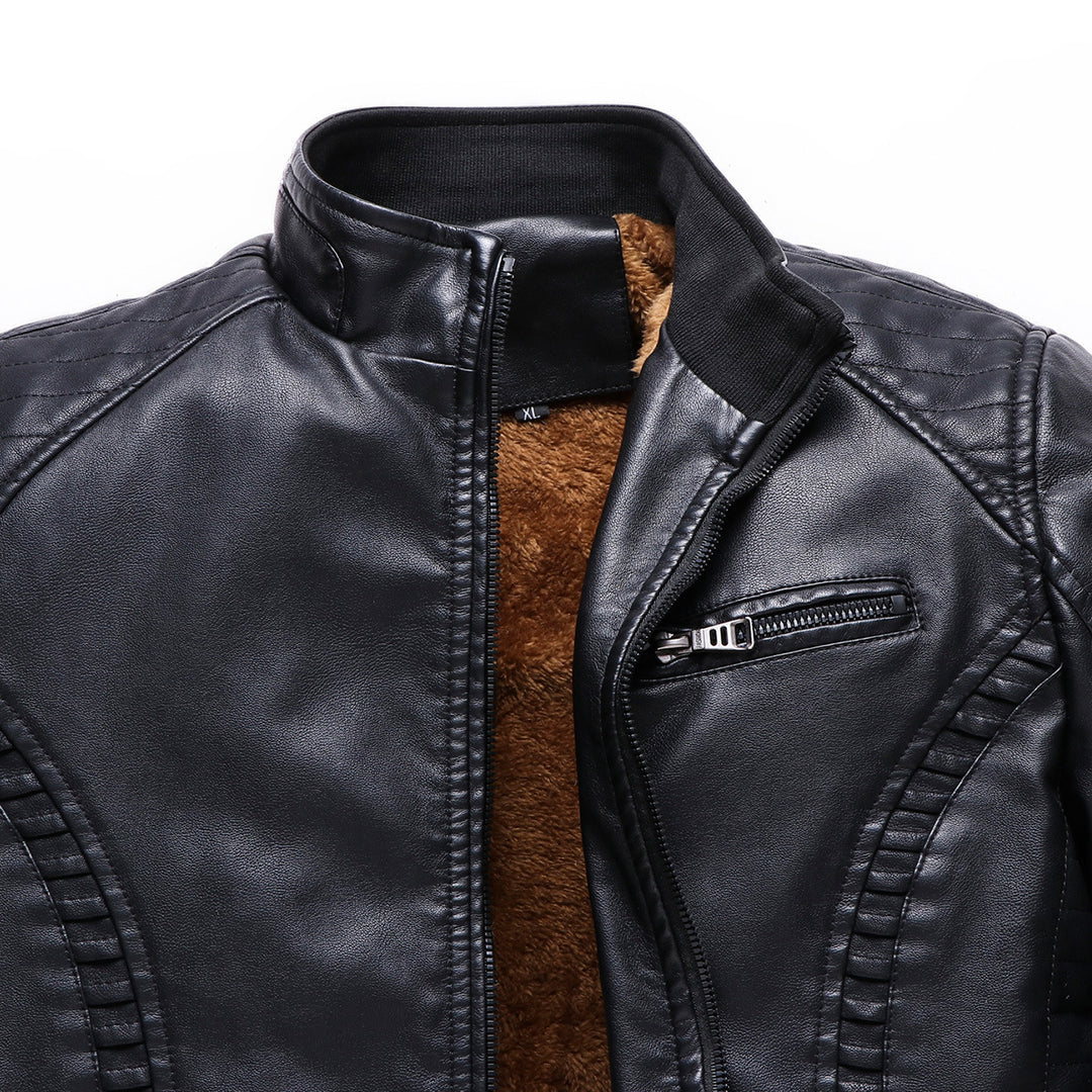 Herren Smarte Lederjacke Drune