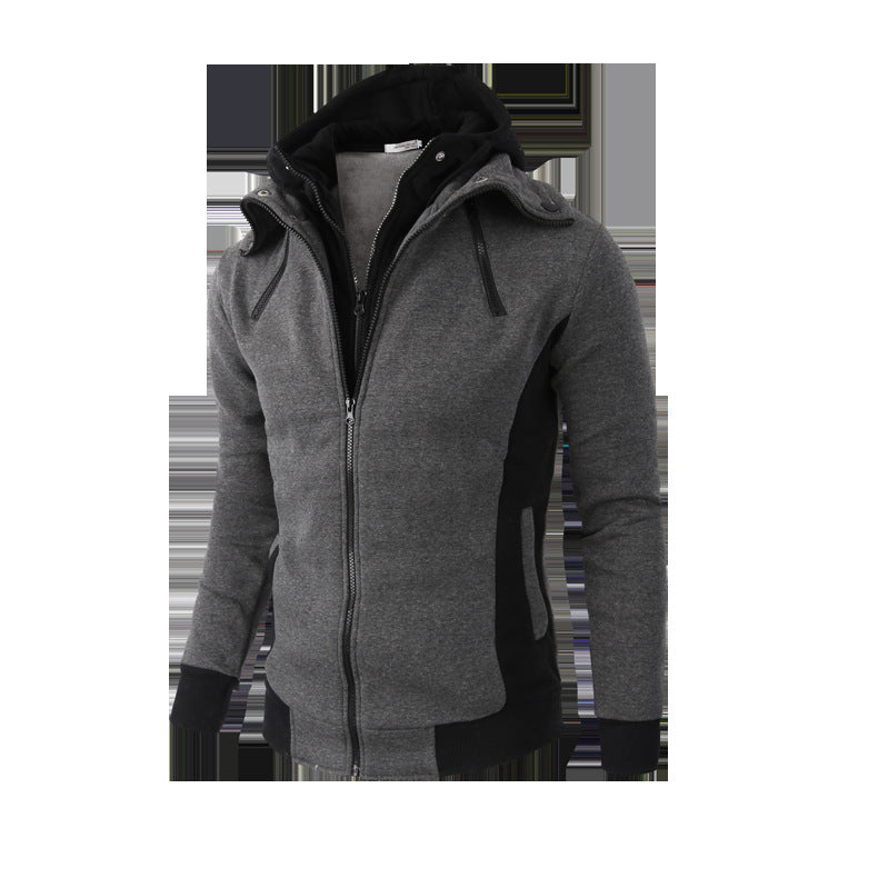 Herren Sportjacke mit abnehmbarer Kapuze und praktischen Taschen Drune