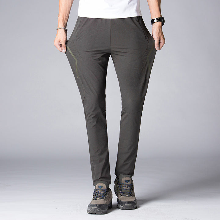 Damen Slim-Fit Stretch-Trekkinghose mit vorgeformten Knien und elastischem Komfortbund Drune