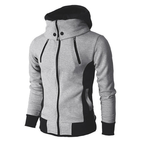 Herren Sportjacke mit abnehmbarer Kapuze und praktischen Taschen Drune