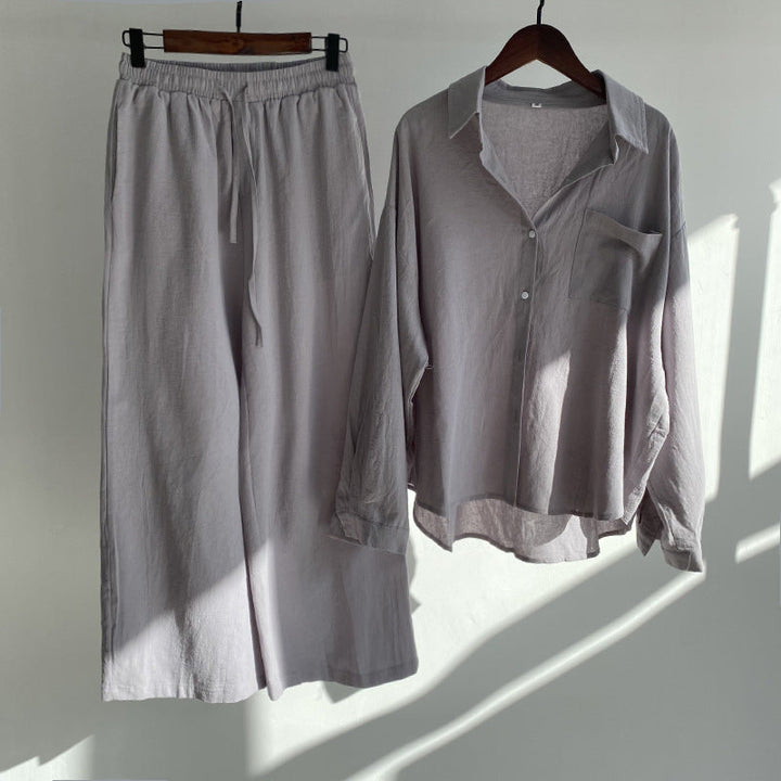 Drune | Stylisches Und Zweiteiliges Leinen Set