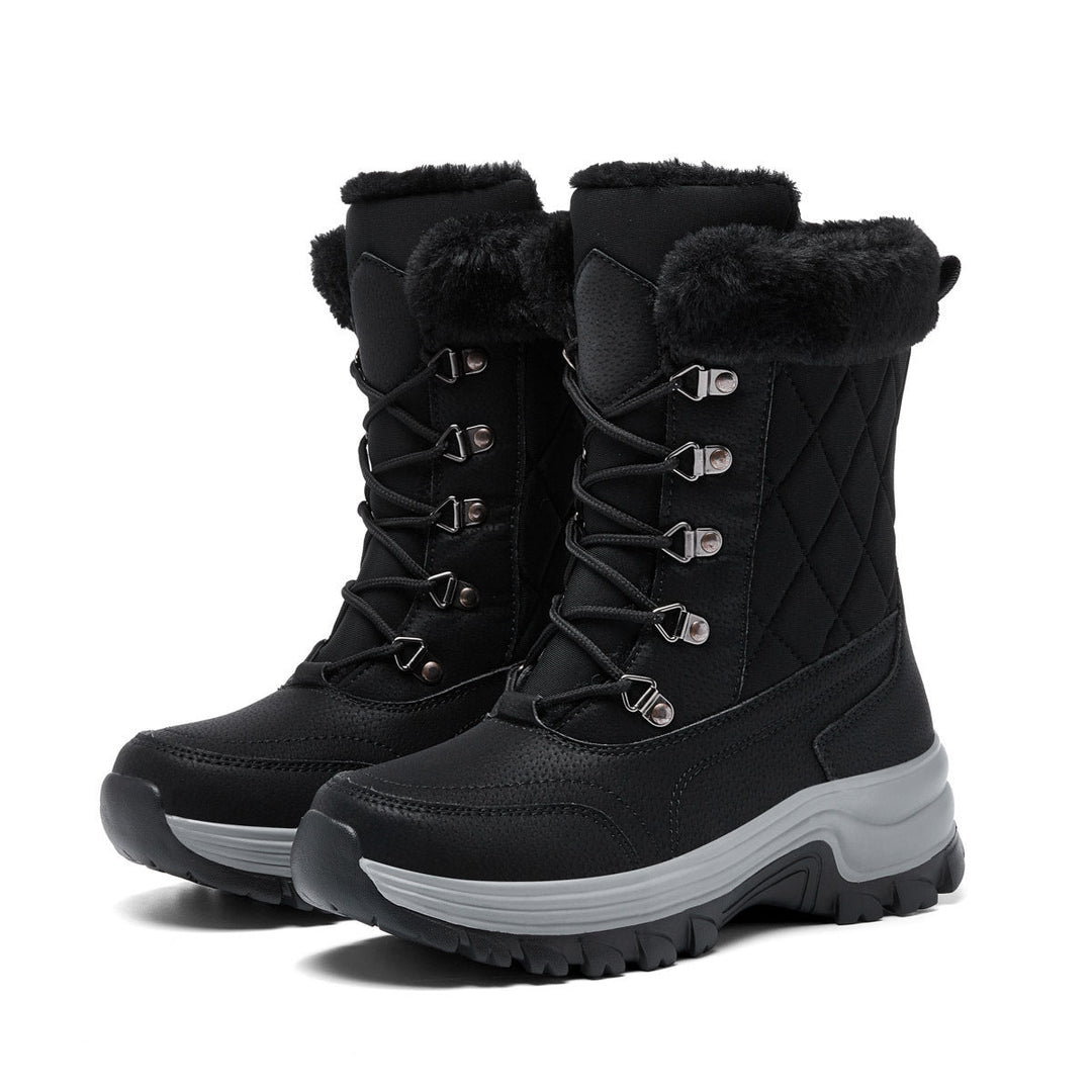 Drune | Lässige Winter Fleece-gefütterte Stiefel für Frauen