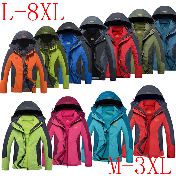 Herren Wasserdichte und atmungsaktive Outdoor-Softshell-Jacke mit Kapuze Drune