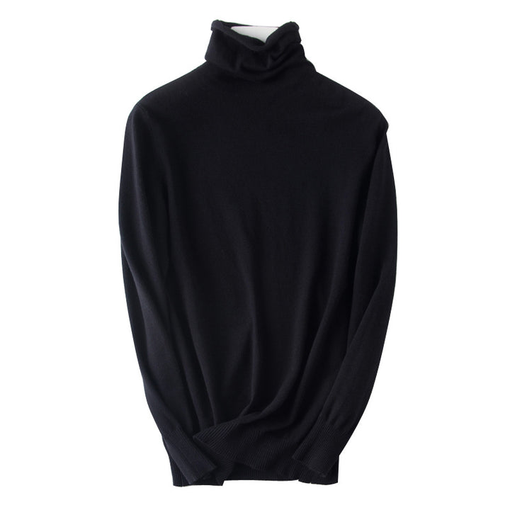 Damen leichter Feinstrick-Rollkragenpullover mit schmalem Schnitt Drune