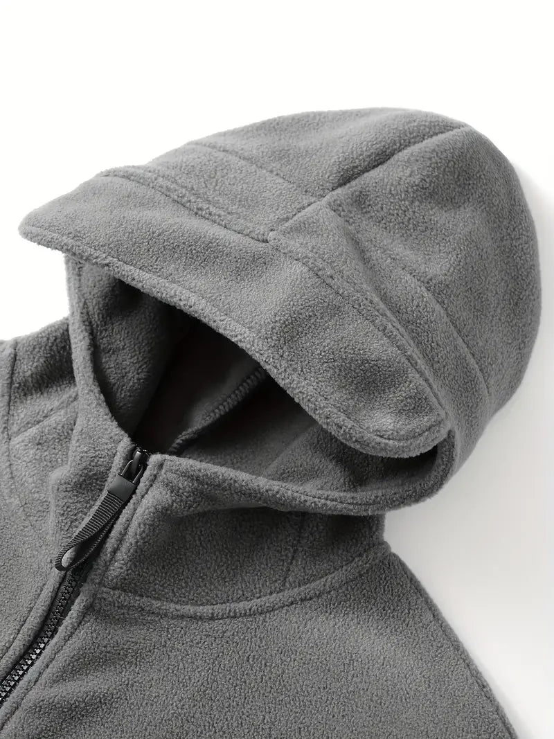 Drune | Tactical Hoodie Jacke - Mehrfach-Taschen-Design - Fleece-Futter - Outdoor-Leistung