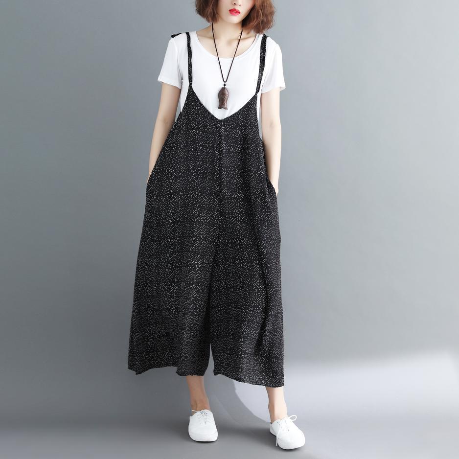 Damen lässiger Maxikleid mit tiefem V-Ausschnitt und dekorativen Spaghetti-Trägern Drune