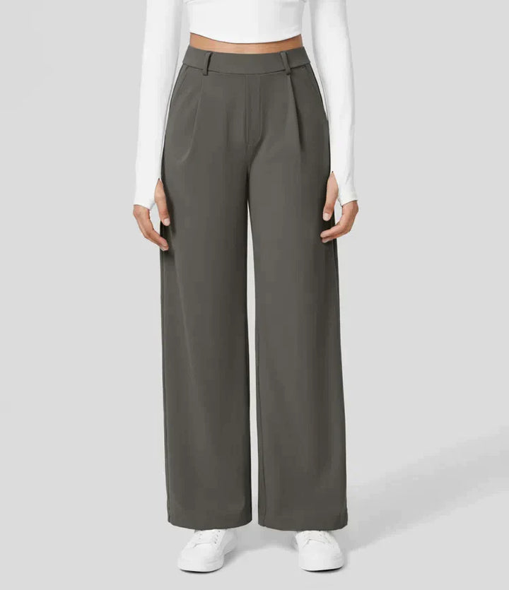 Drune | Damenhose mit weitem Bein - High Waist, Business & Casual geeignet