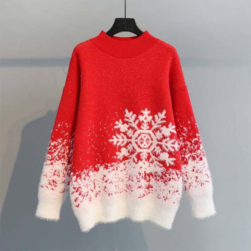 Drune | Festlicher Weihnachtlicher Strickpullover Für Damen