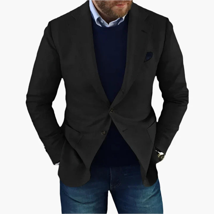 Drune | Blazer Klassisch Elegant Business Freizeitjacke - Stilvoll für Büro und Alltag