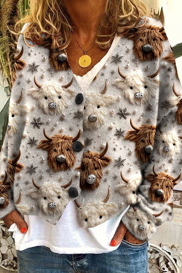 Drune | Bedruckte Boho-Weste im Vintage-Stil