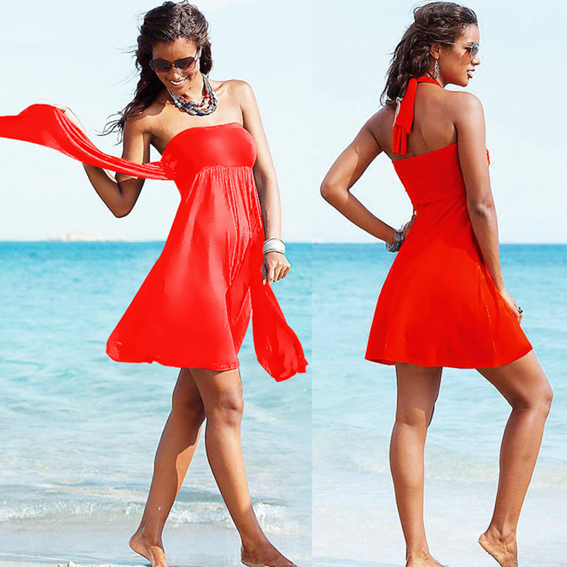 Damen Strandkleid mit variabler Tragemöglichkeit Drune