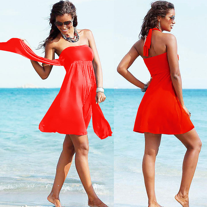 Damen Strandkleid mit variabler Tragemöglichkeit Drune