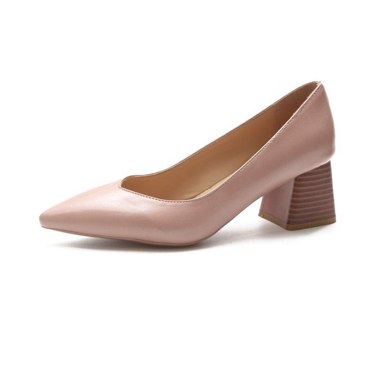 Damen elegante Spitzen Pumps mit komfortablem Blockabsatz Drune