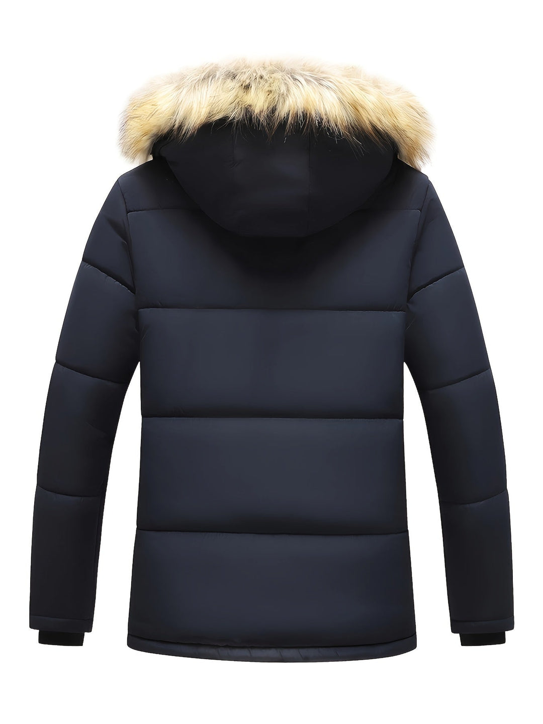 Drune |  Kapuzen-Polyester-Winterjacke Für Herren - Perfekt für Outdoor-Aktivitäten