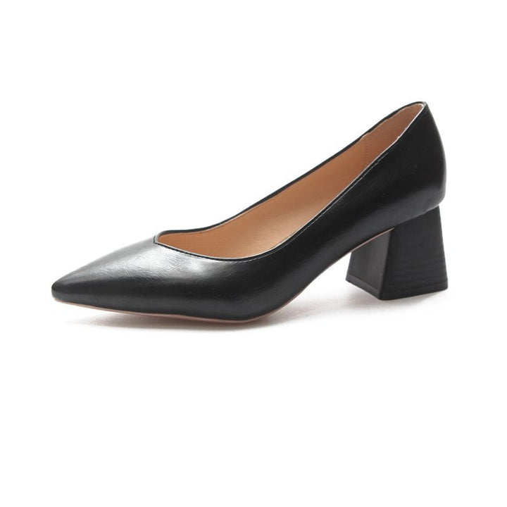 Damen elegante Spitzen Pumps mit komfortablem Blockabsatz Drune