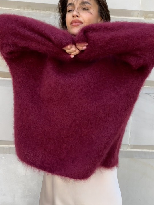 Drune | weicher Mohair-Strickpullover
