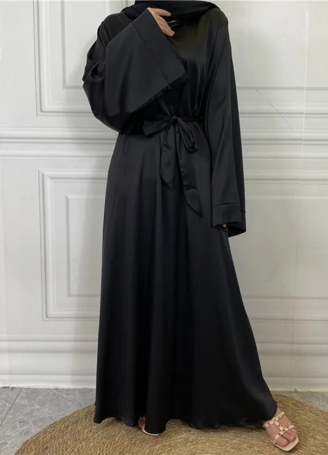 Drune | Klassische Damen Langarm Maxikleid