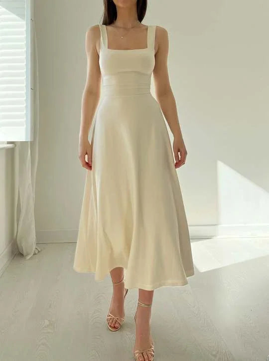 Drune | Elegante Rückenfreie Maxi Kleid
