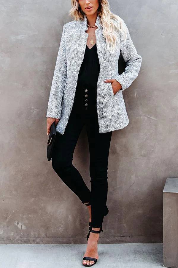 Drune | Legere einfarbige Jacke