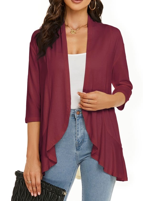 Drune | Elegantes Offenes Front Damenjacke