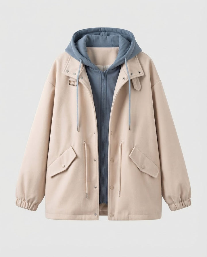 Damen Urban Oversized Fleece-Jacke Drune