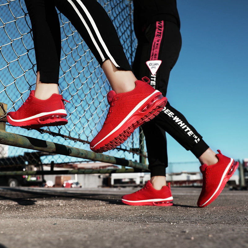 Damen nan atmungsaktiver Strick-Alltags-Sneaker mit integrierter Luftfeder-Zwischensohle und flexibler Profilsohle Drune