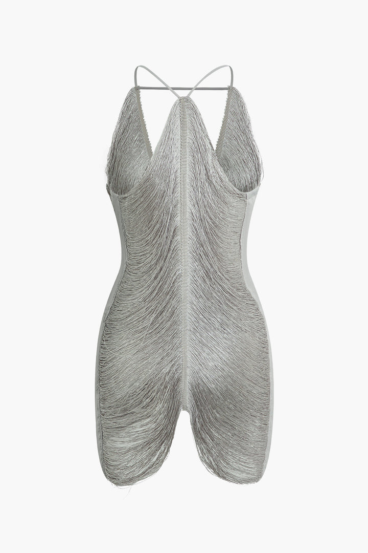 Drune | V-Ausschnitt Cami Minikleid