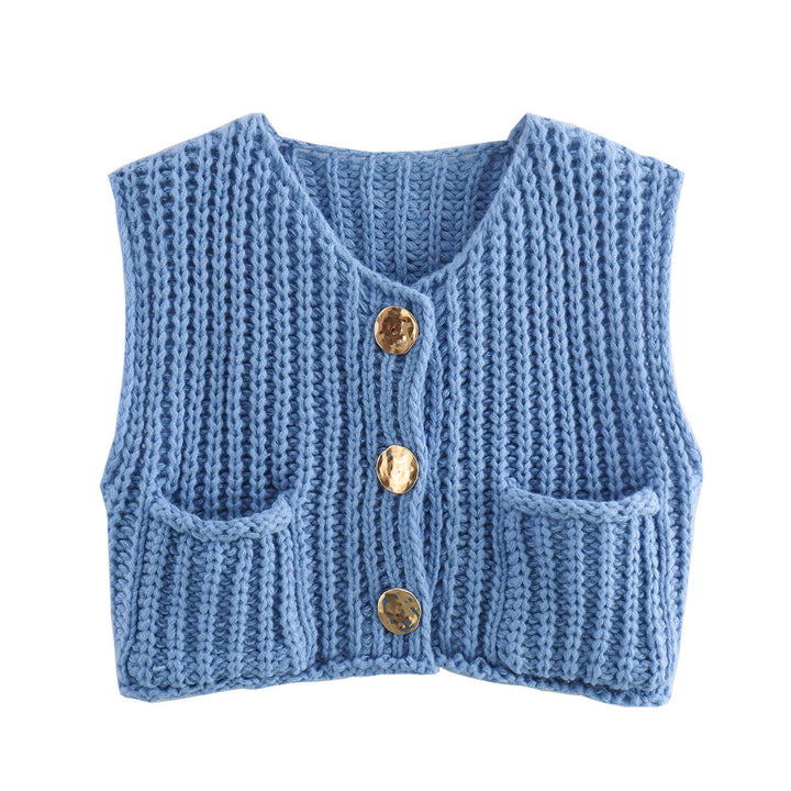 Drune | Ärmellose Gestrickte Weste