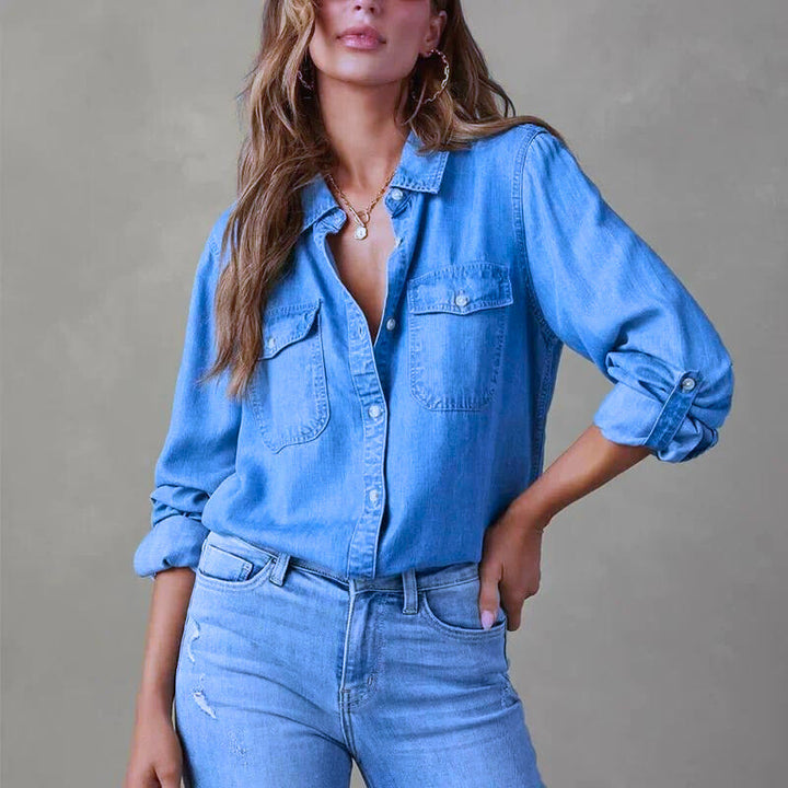Drune | Jeans Bluse für Frauen
