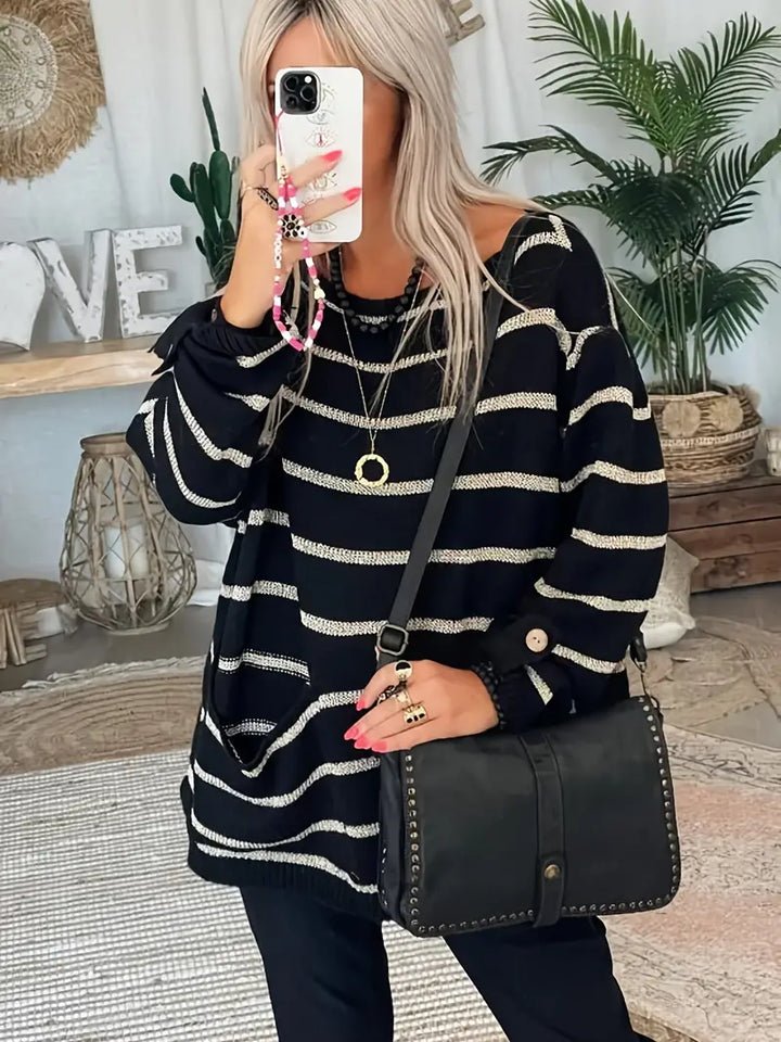 Drune | Gestreifter Pullover für Frauen