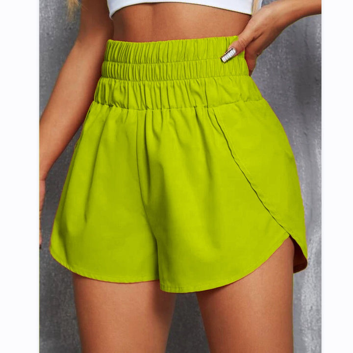 Drune | Lockere Sportshorts mit hoher Taille