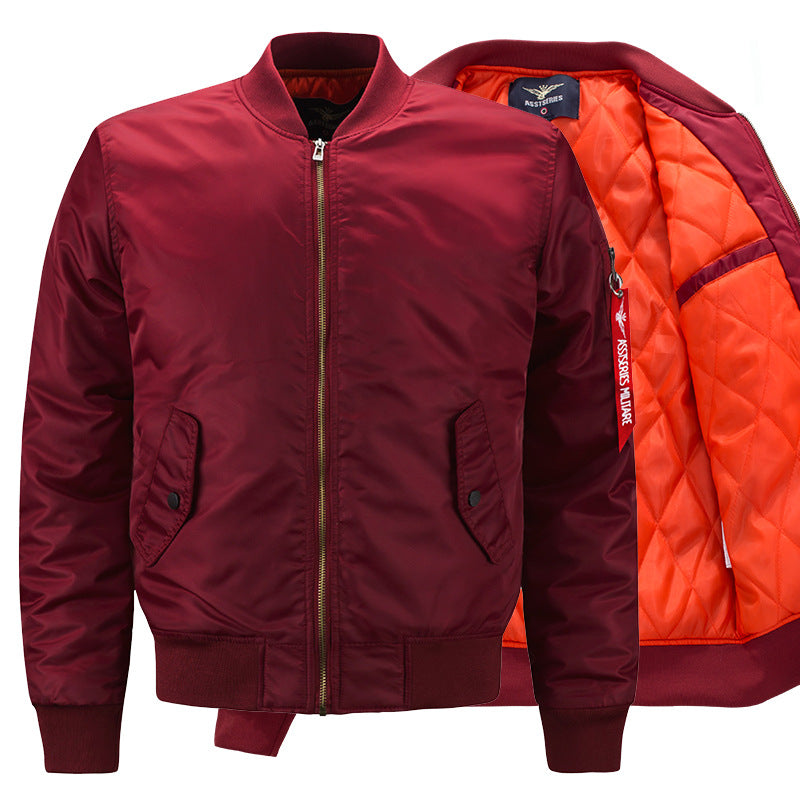 Men's  slim-profile insulated commuter bomber with low-profile sleeve zip pocket and snap-flap hand pockets Drune