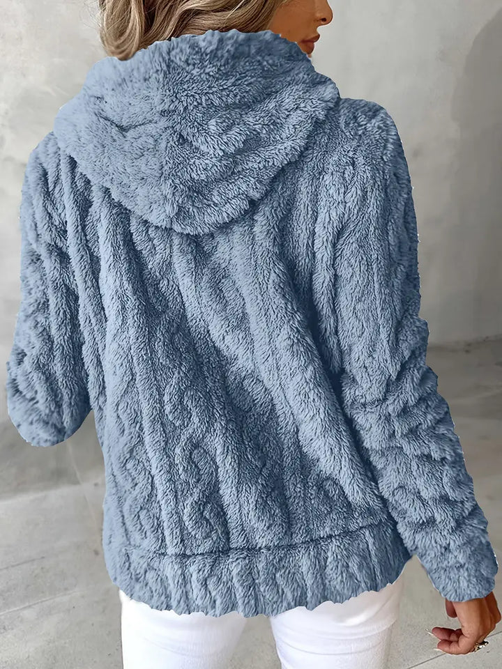 Drune | Weiches Kapuzen Sweatshirt mit Reißverschluss