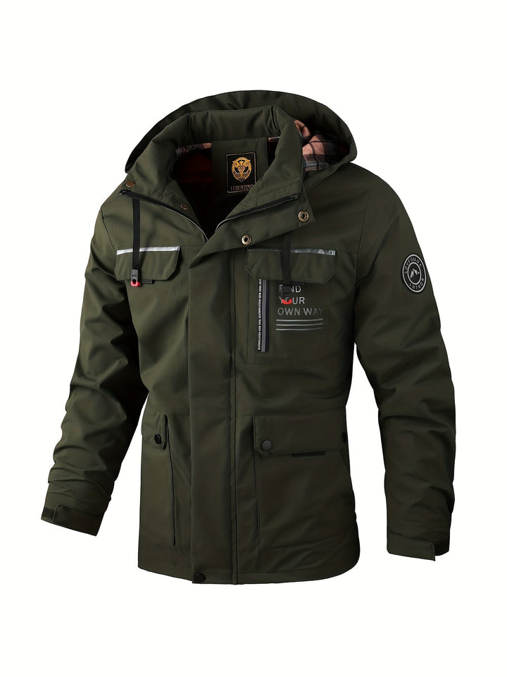 Drune | Herren Kapuzen Utility Jacke
