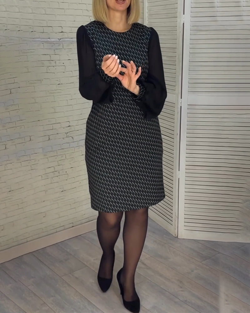Drune | Elegantes Kleid mit Raglanärmeln