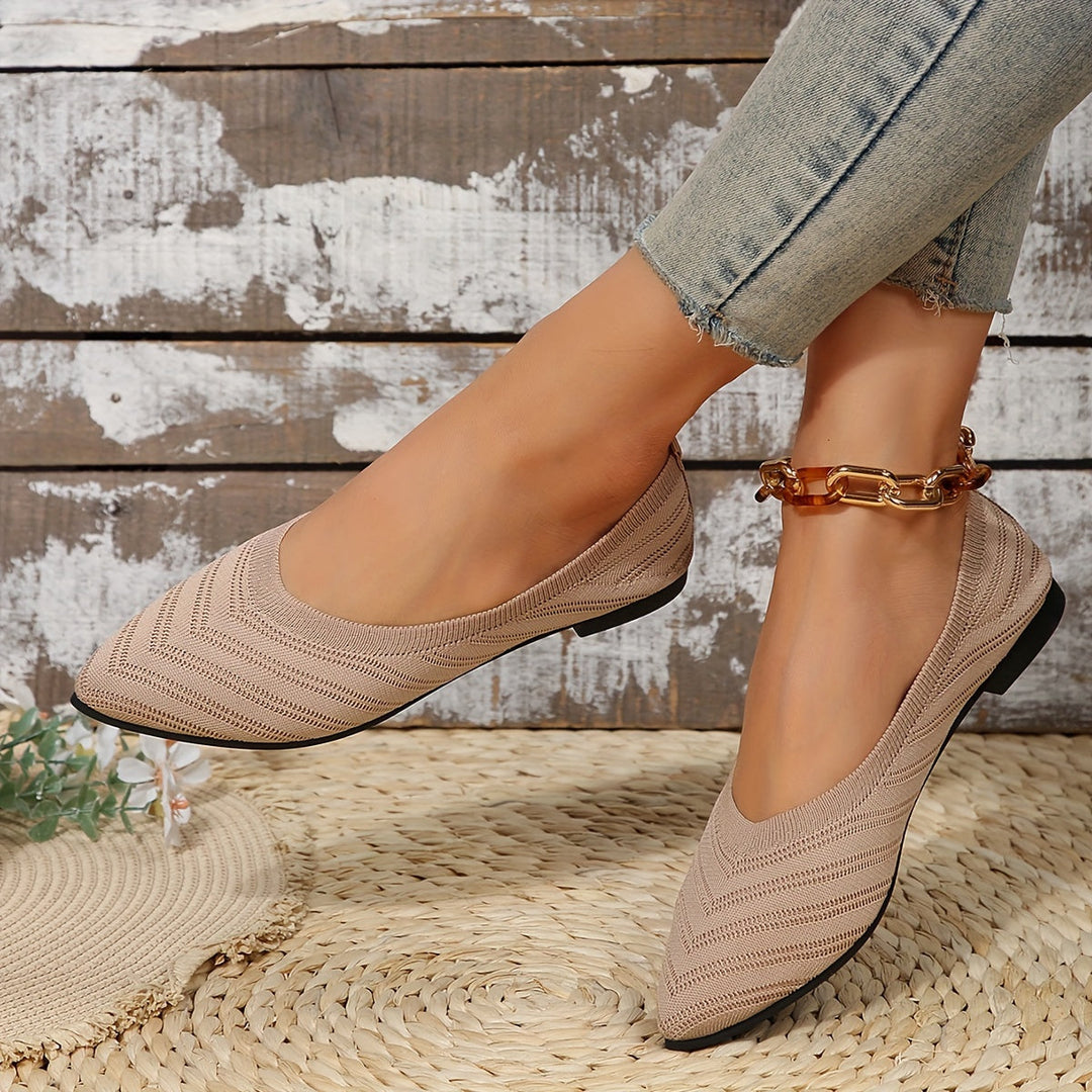 Drune | Ballerinas für Damen Slip On Atmungsaktive Wohnungen