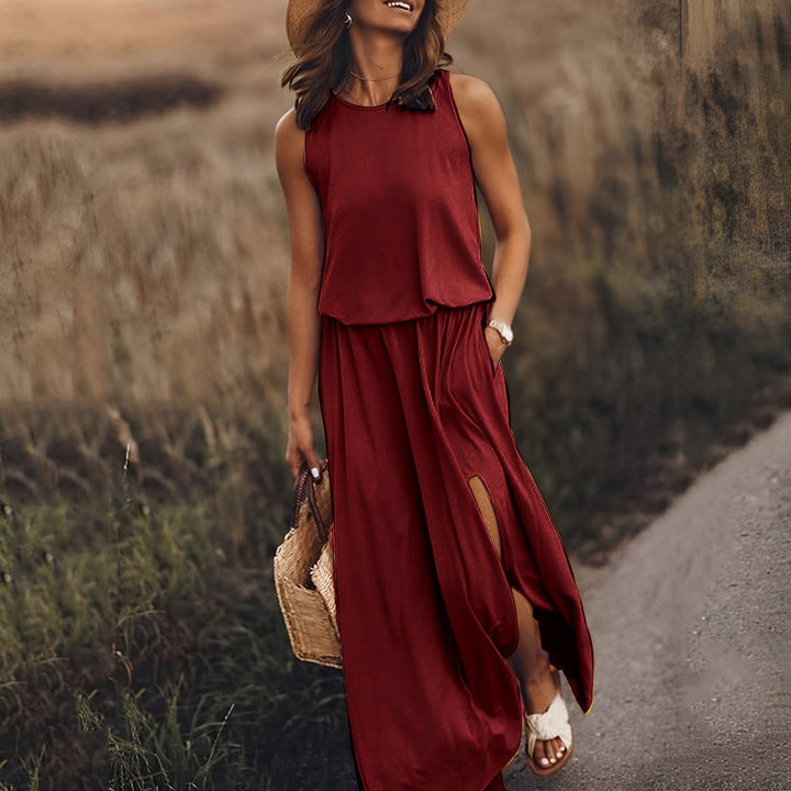 Drune | Elegantes Farbenspiel Kleid