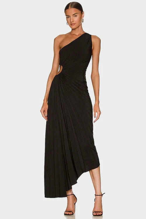 Drune | One Shoulder Maxikleid