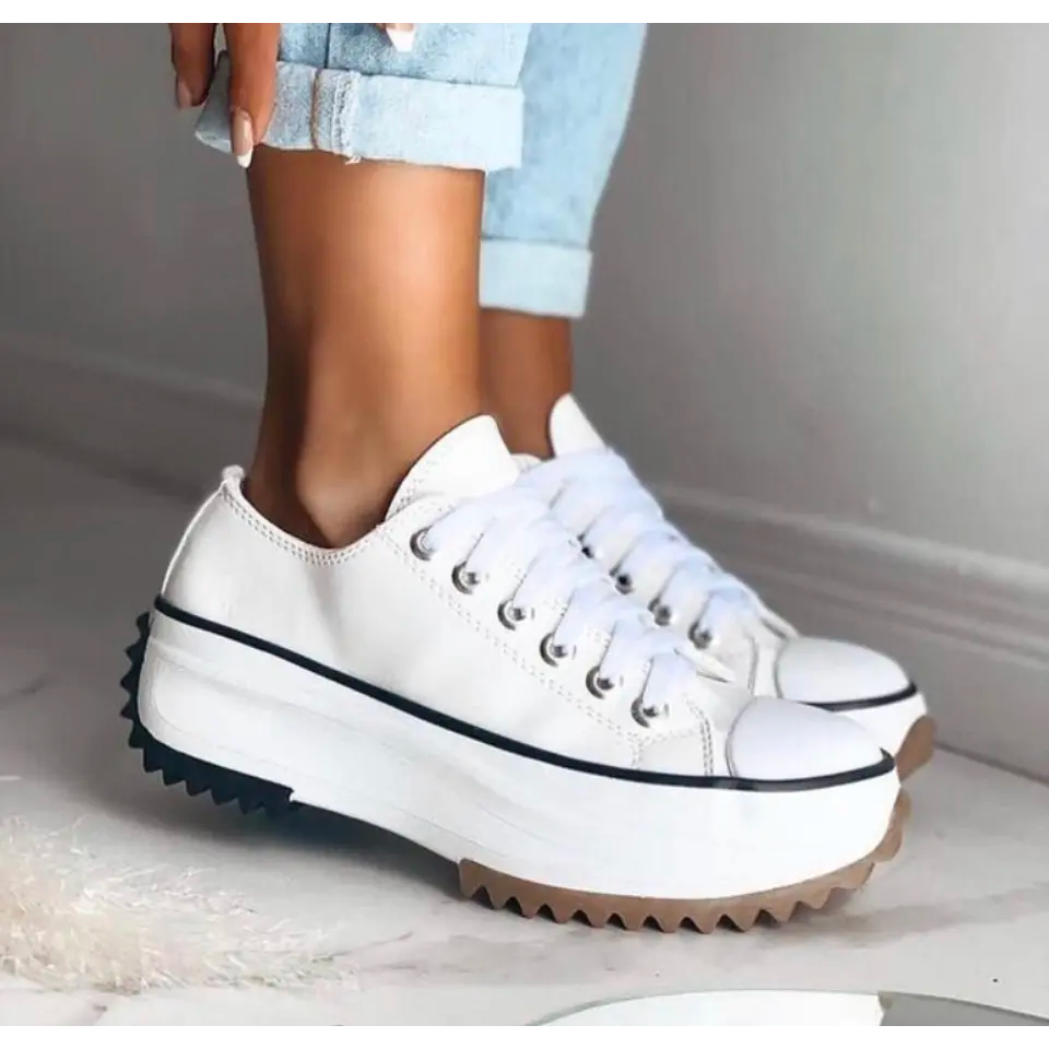 Bequeme Plateau-Sneaker für Frauen