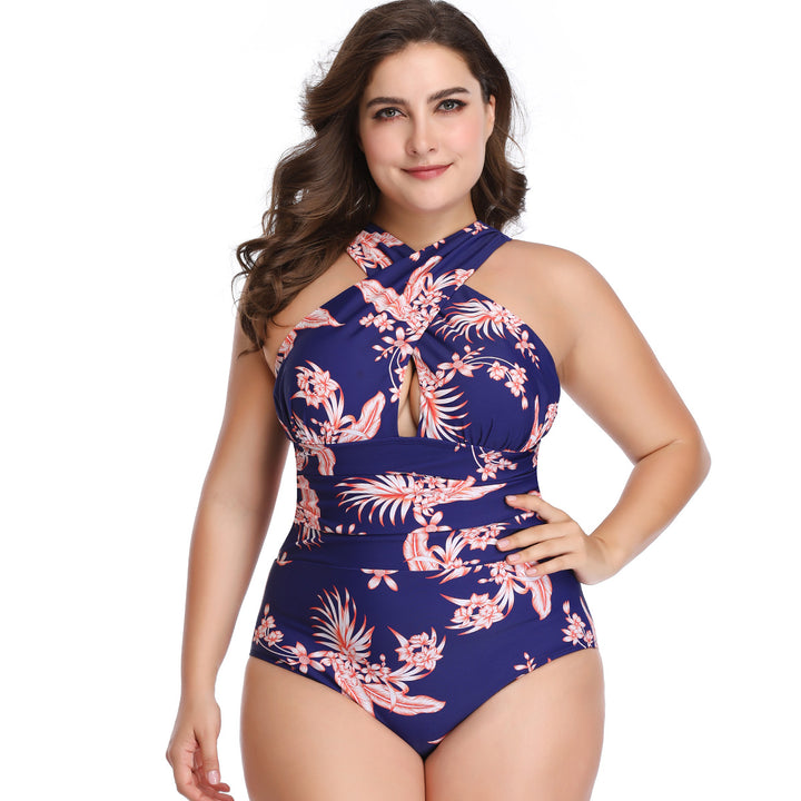 Damen Eleganter Wickelbadeanzug Drune