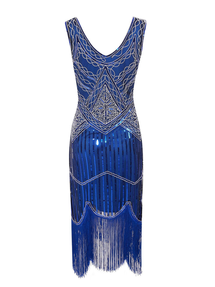 Drune | 1920Er Gatsby-Kleid Schwarz Gold